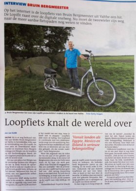 Lopifit artikel in Dagblad v/h Noorden