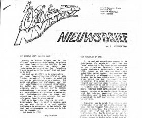 NVHPV 2e Nieuwsbrief 1984