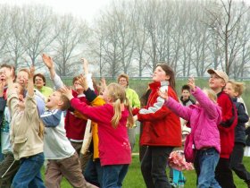 snoepdroppen, publiek activiteit cycle vision kinderen camping kampeerterrein