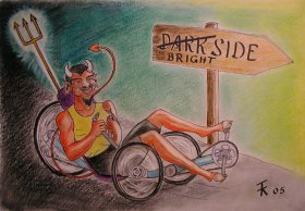 101 reasons for riding a recumbent -<br />
Number 34: Because you feel like in heaven when riding one