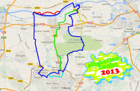 Route Oliebollentocht 2013